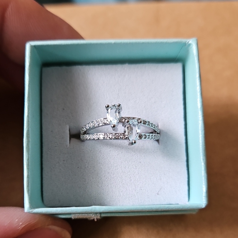 Aquamarine Women's Ring